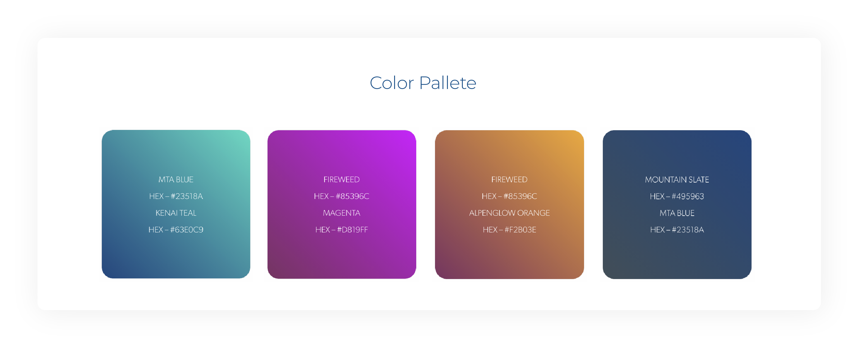 Color Palette Color Palette
